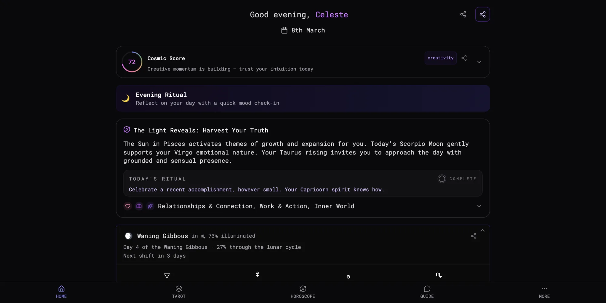 Lunary screenshot